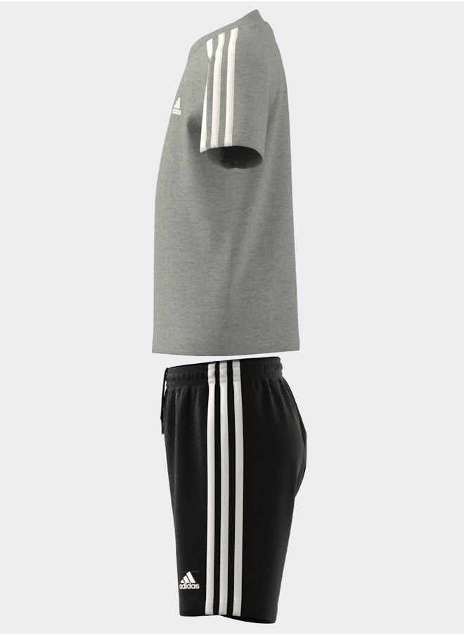 Adidas - Essentials 3-Stripes Tee And Shorts Set - Image 1