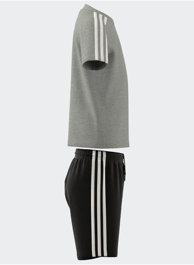 Adidas - Essentials 3-Stripes Tee And Shorts Set - Image 1