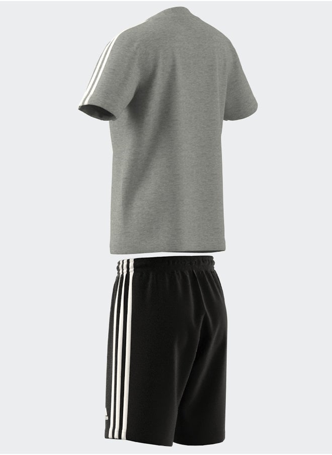 Adidas - Essentials 3-Stripes Tee And Shorts Set - Image 1