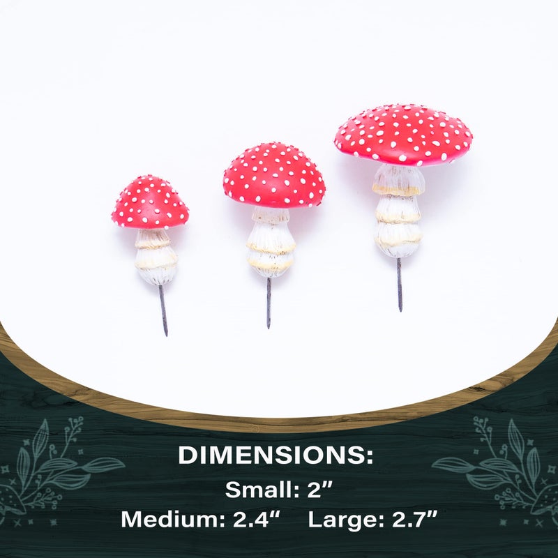 Tree Poetry Fairy Garden Miniatures, Mini Mushroom Figurines, Mushrooms Decor, Outdoor Mushroom, Fake Mushrooms, Mushroom Statue, Fairy Garden, Mushroom Garden Decor, Mushroom Outdoor - Image 4