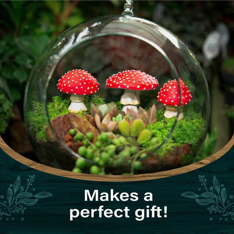 Tree Poetry Fairy Garden Miniatures, Mini Mushroom Figurines, Mushrooms Decor, Outdoor Mushroom, Fake Mushrooms, Mushroom Statue, Fairy Garden, Mushroom Garden Decor, Mushroom Outdoor - Image 3