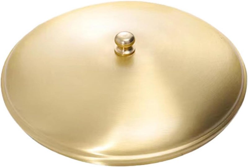 ABOOFAN Brass Cigarette Ashtray Lid Medium Size Tabletop Ash Tray Cover for Indoor Smoking Home Decor and Patio Use - Image 1