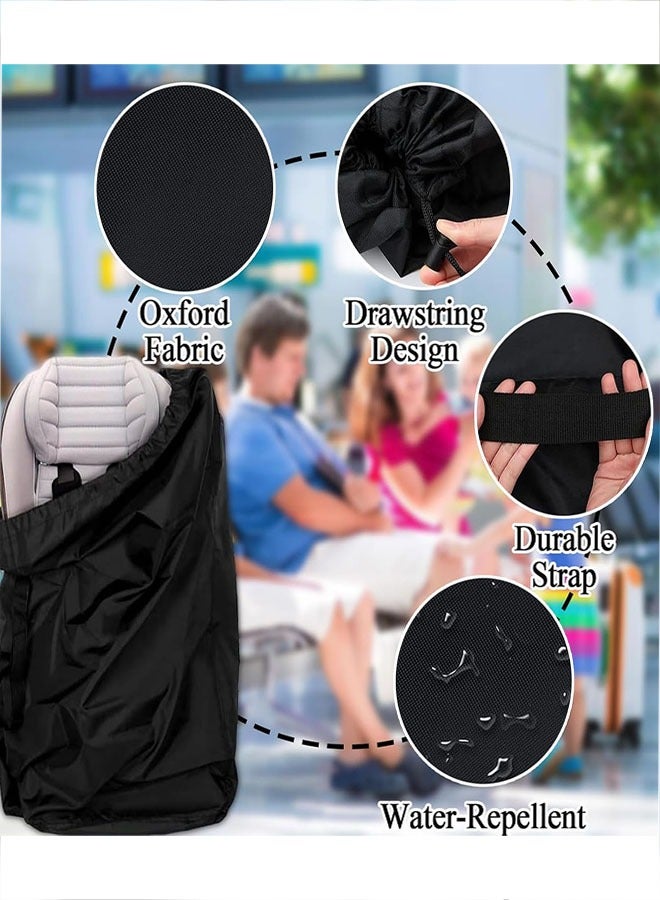 Stroller Travel Bag for Airplane, 44.88" H x 19.7" W x 13" D, Stroller Cover Bag, Large Air Trvel Stroller Cover, Baby Travel Accessories for Most Single Strollers - Image 3