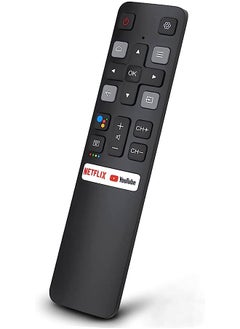 HuHa Remote Control For Tcl Android Tv New Upgraded Replacement Rc802V For Tcl Tvs 40S330 32S330 40S334 32S334 70S430 32A325 32A323 65Q637 55S430 43S430 55Q637 43S434 75S434 32P30S  - Image 1
