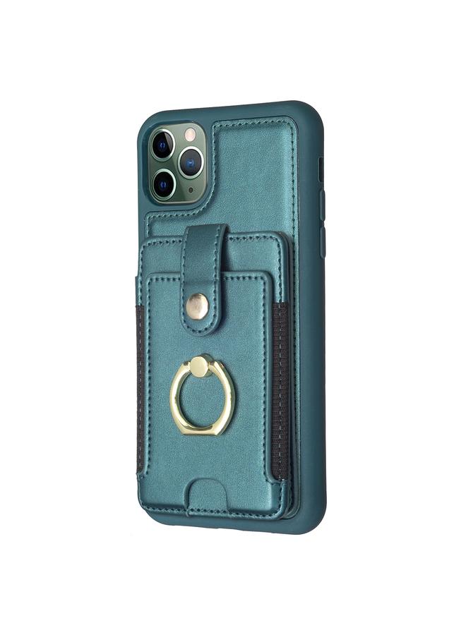 Zaboon Case For iPhone 11 Pro BF27 Metal Ring Card Bag Holder Phone Case - Image 2