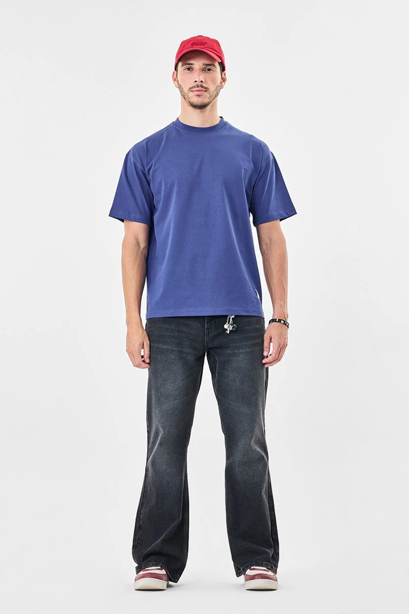 SNITCH جينز واسع مغسول