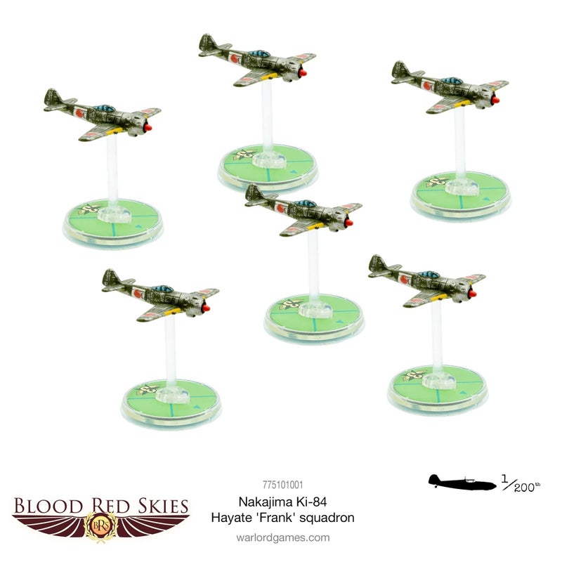 Warlord Games Blood Red Skies: Japanese KI-84 Hayate 'Frank' Squadron - Image 3