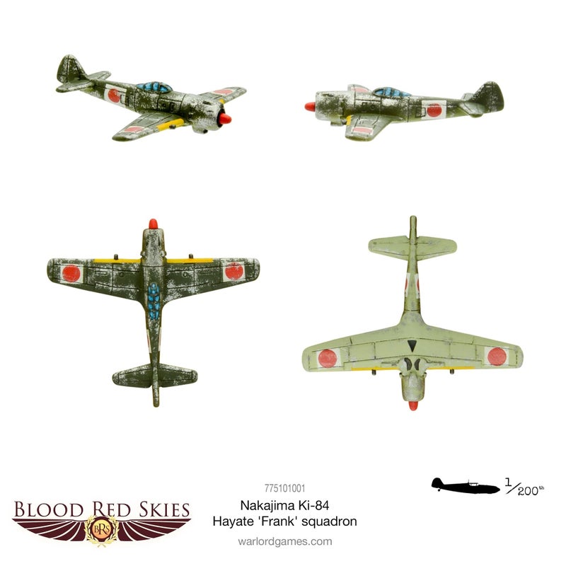 Warlord Games Blood Red Skies: Japanese KI-84 Hayate 'Frank' Squadron - Image 4