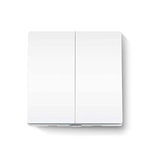 Tapo S220 Smart Light Switch 2 Gang 1 Way, Remote And Voice Control,Away Mode,No Neutral Required,Battery Included,Work With Alexa & Google Home, Hub Required Sold Separately - Image 1