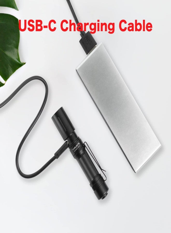 ThruNite EDC Flashlight Archer Mini, 405 Lumens Tail Switch LED Flashlight, USB C Rechargeable Little Pocket Penlight for Camping, Outdoor, and Emergency - Cool White - Image 4