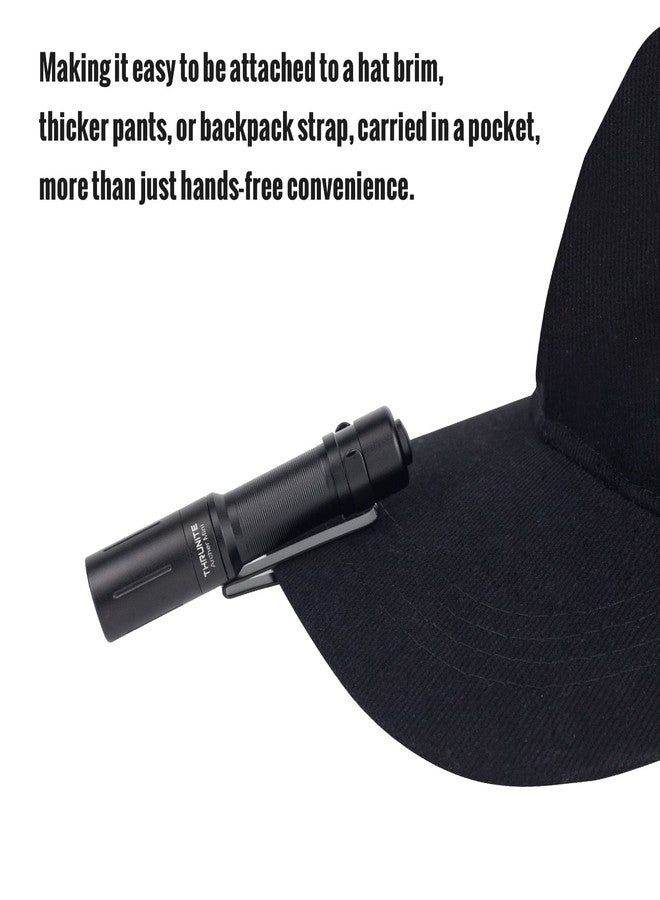 ThruNite EDC Flashlight Archer Mini, 405 Lumens Tail Switch LED Flashlight, USB C Rechargeable Little Pocket Penlight for Camping, Outdoor, and Emergency - Cool White - Image 3