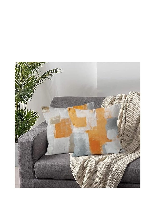 18x18” Decorative Pillow Covers (Set of 4) – Modern Linen Fabric, Stylish Cushion Covers, Washable Pillowcases, Comfortable Throw Pillows, 45x45cm, Durable, Versatile Indoor & Outdoor Pillow Covers - Image 3