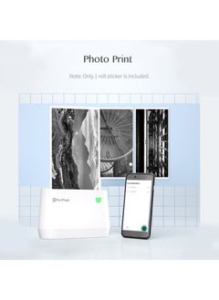 PeriPage New Mini Translucent Photo Sticker, BPA-Free Adhesive Sticky Thermal Paper Roll 2A0, Clear  - Image 3