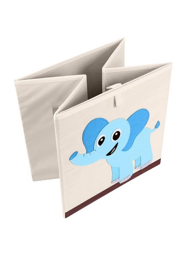 CLCROBD Foldable Animal Cube Storage Bins Fabric Toy Box/Chest/Organizer for Kids Nursery, 13 inch (Elegant Giraffe) - Image 4