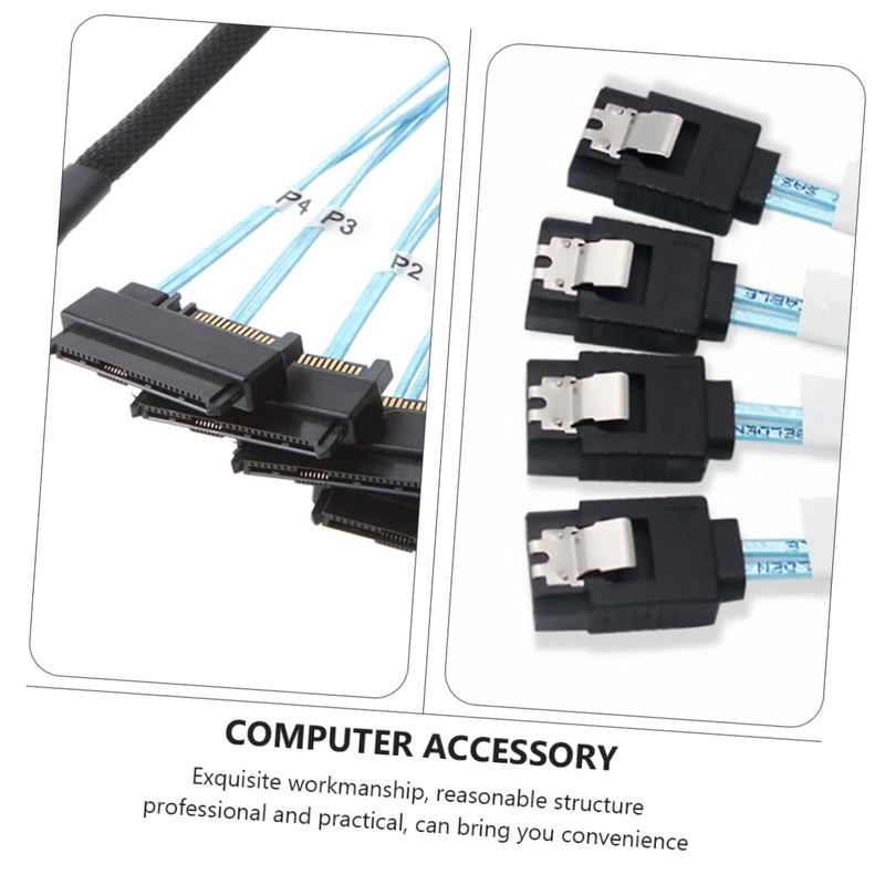 كابل نقل بديل Mini SAS 36-pin إلى 4 أسلاك بطول 0.5 متر - Image 2