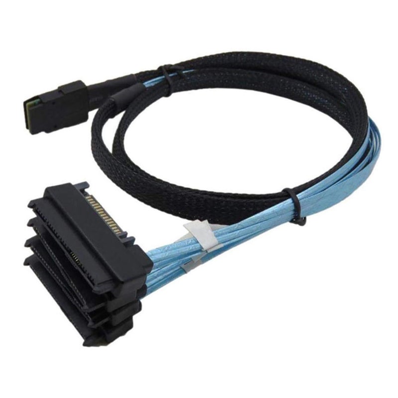 كابل نقل بديل Mini SAS 36-pin إلى 4 أسلاك بطول 0.5 متر - Image 1