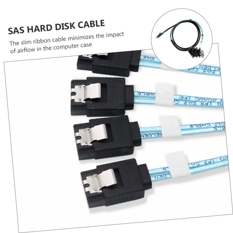 كابل نقل بديل Mini SAS 36-pin إلى 4 أسلاك بطول 0.5 متر - Image 3