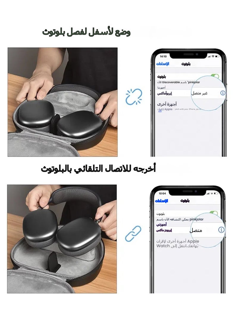 General For Apple AirPods Max Headphone Bag eva Headphone Storage Bag Portable Headphone Case  - Image 3