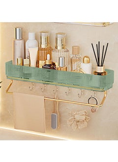 Luteti Luteti NonPunching LoadBearing Bathroom Bathroom with Bathroom Shelf Space Aluminum Wall Hanging Towel Rack Toilet Storage Shelf  - Image 1