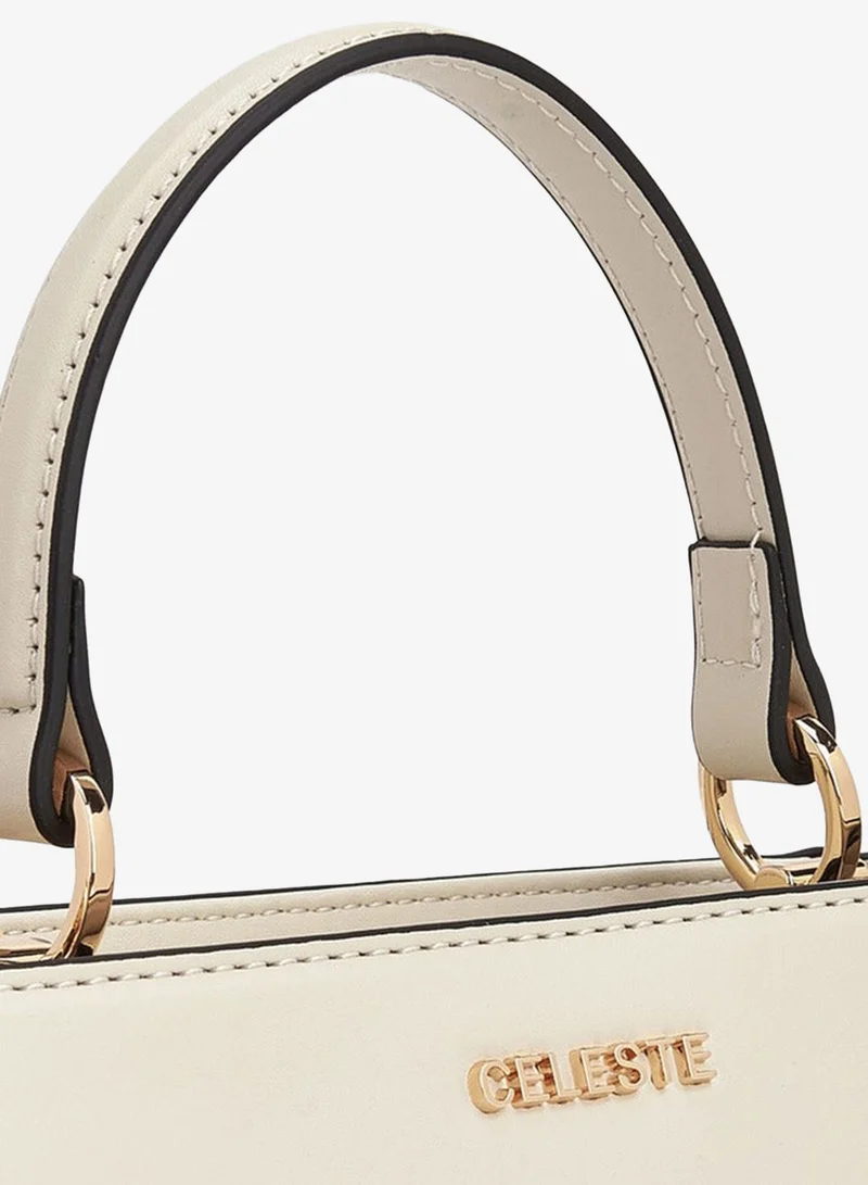 Celeste Solid Tote Bag with Detachable Straps