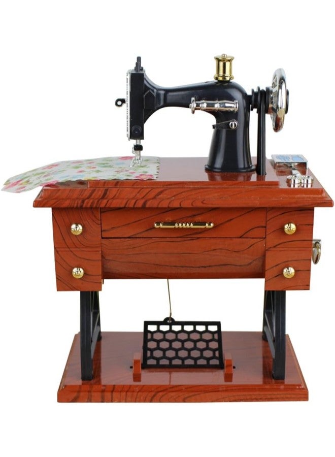 klarako Sewing Machine Music Box Vintage Sewing Music Box Music Sartorius Model Gift for Child Kid Girl - Image 1