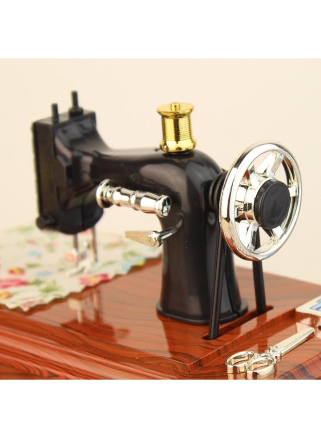 klarako Sewing Machine Music Box Vintage Sewing Music Box Music Sartorius Model Gift for Child Kid Girl - Image 2