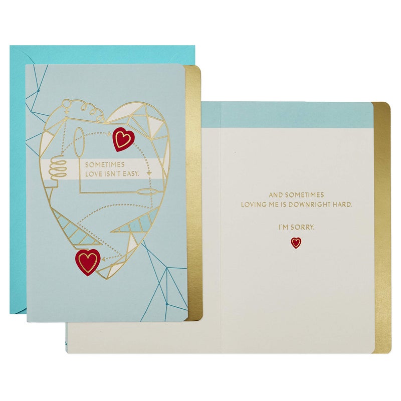 Hallmark Love Card Assortment, New Relationship/Miss You/Time Apart/Just Because (6 Cards with Envelopes) - Image 5
