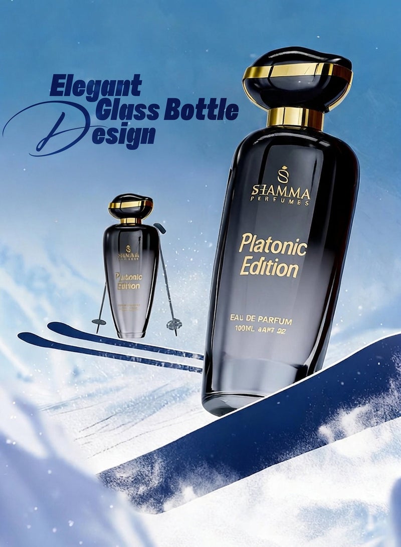 SHAMMA PERFUMES Shamma Perfume Platonic Edition 100ML – The Best Floral Oriental Perfume for Men and Women with Long-Lasting Strong Projection, a Luxurious Scent Perfect as a Gift for Him and Her, Offering a Fresh Bold and Elegant Fragrance - Image 4