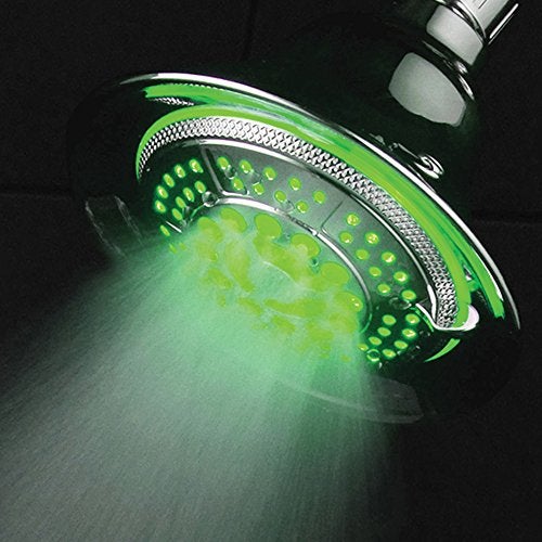 Hotel Spa Shower Combo with LED Shower Head – High-Performance 2 in 1 Combination Shower System – Use Overhead Hands-Free, Enjoy Regular or LED Shower Pampering Shower Heads/Ambiance of LED Lighting - Image 4