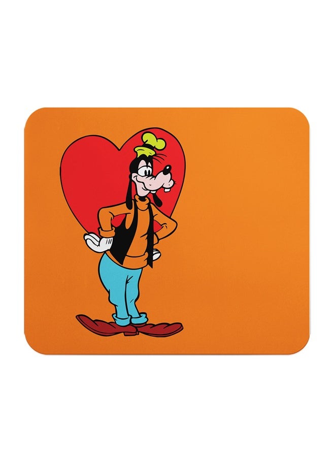 LOUD UNIVERSE Goofy Heart Printed Mouse Pad Anti Slip  - Image 1