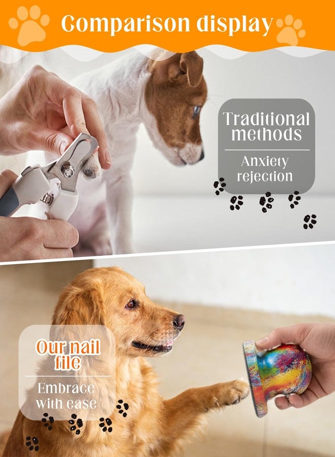 Gaahkai Dog Nail File, 2PCS Wooden Gentle Easy Grip Pet Nail Filer Board for Cat Dog - Image 3