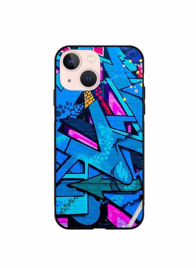 VR CREATIVE Protective Case Cover For Apple iPhone 13 Graffitti Artwork Design Multicolour - Image 1
