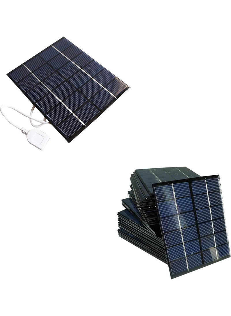 Sunnytech Sunnytech 2w 6v USB Mini Solar Panel 2w 6v 330ma Module DIY Polysilicon B031B032  - Image 1