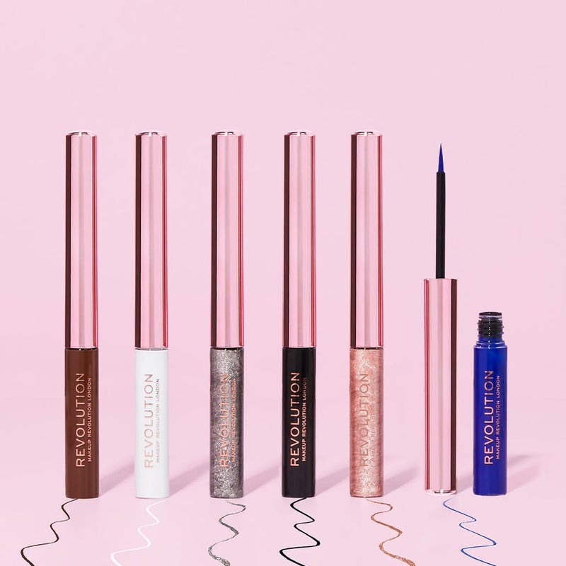 Revolution Super Flick Liquid Eyeliner – Rose Gold - Image 2