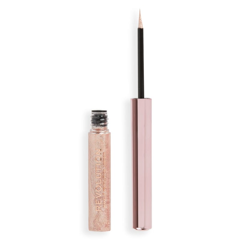 Revolution Super Flick Liquid Eyeliner – Rose Gold - Image 1