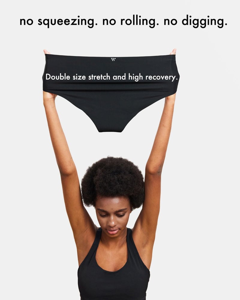 STRAWBERRY WEEKS LEAKPROOF2.0 Seamless Bikini Period Underwear for Women | Period Panties Holds 6 Tampons | Mild Incontinence Leak Proof Underwear (S/M, Beige) - Image 5