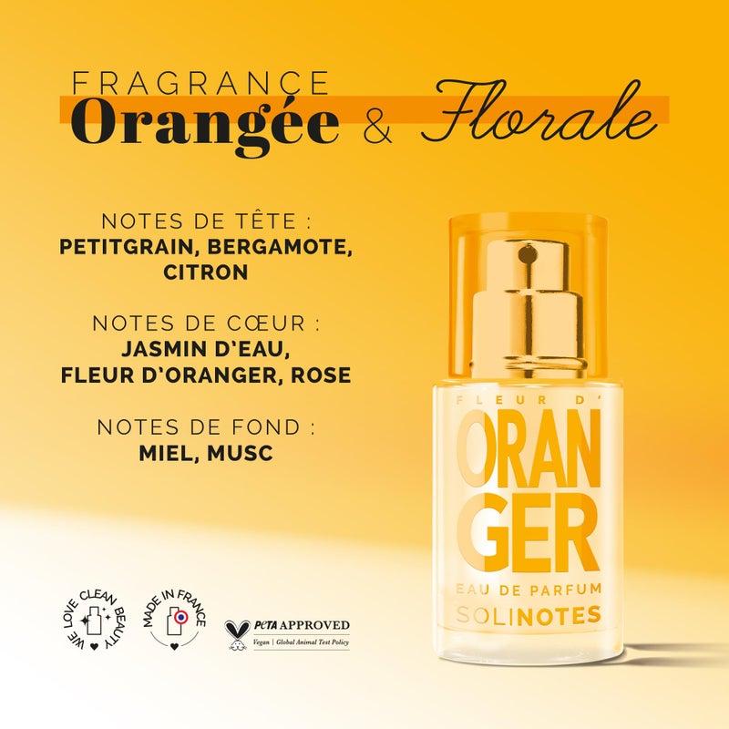 Solinotes Paris SOLINOTES Orange Blossom Perfume for Women - Eau De Parfum | Delicate Floral and Soothing Scent - Made in France - Vegan - 0.5 fl.oz - Image 5