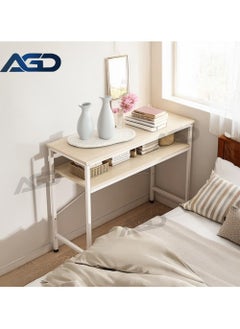 AGD Modern Simple Design 2-Tier Adjustable Console Table, Narrow Sofa Table for Entryway, Living Room, Hallway, and Bedroom  - Image 2