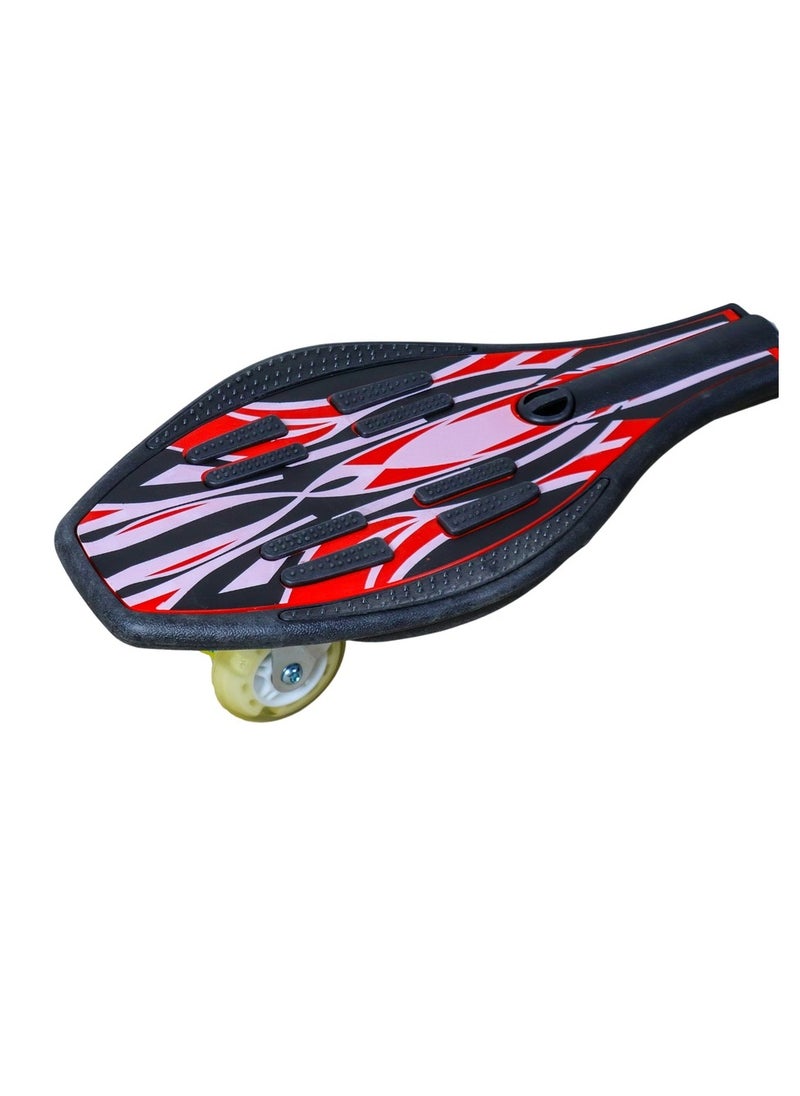Generic - Caster Ripstick Wave Skateboard - Red Shape 1 - RG-17 - Image 1