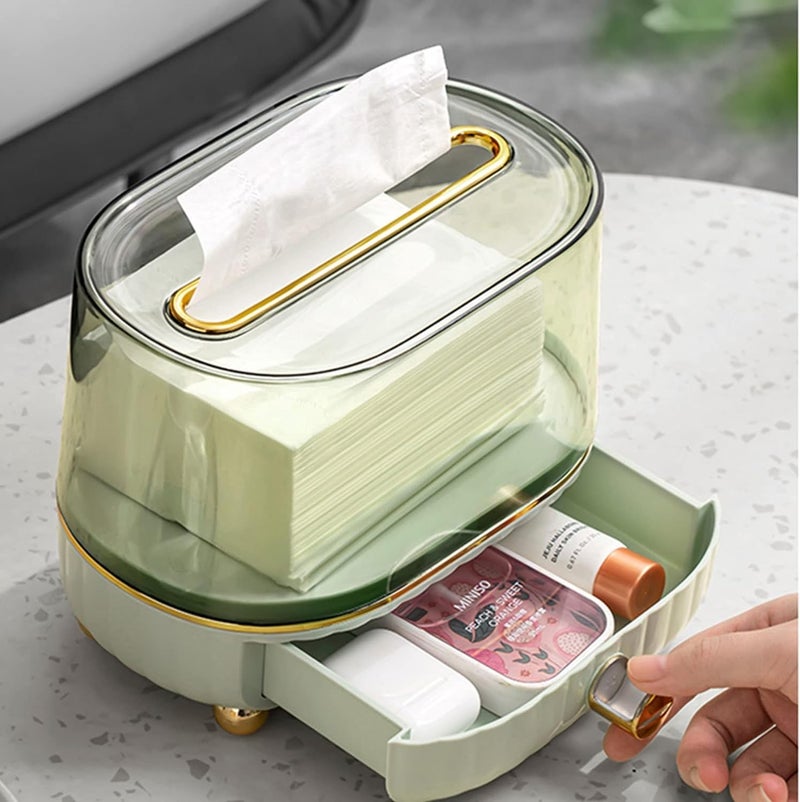 MAPPLE CREATION Home Tissue Box Cover Luxury Paper Towel Box, Living Room, High-end Creative Multi-Function Remote Control, Restaurant Napkin Paper Box Tissue Holder - Image 5
