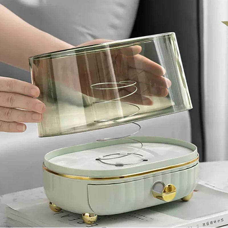MAPPLE CREATION Home Tissue Box Cover Luxury Paper Towel Box, Living Room, High-end Creative Multi-Function Remote Control, Restaurant Napkin Paper Box Tissue Holder - Image 4