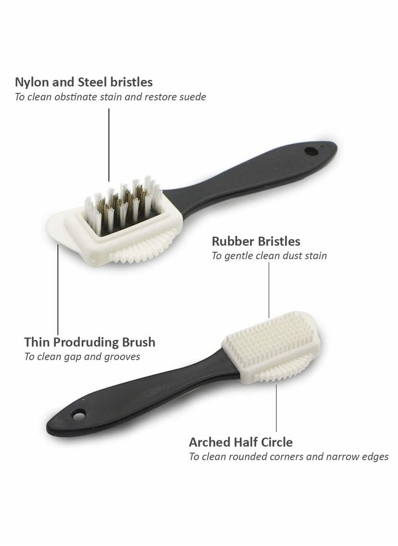 Excefore - Shoe Brush Set, 2 Pcs Suede Shoe Brush And Scrub Brush - Image 1