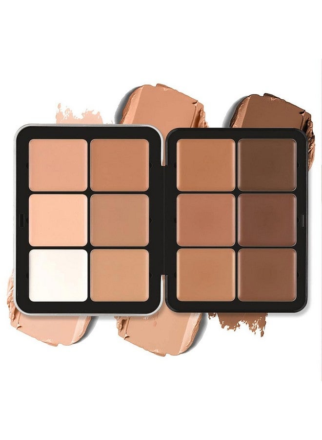 SURORAIN Professional Color Correcting Concealer Cream,12 Color Concealer Foundation Palette,Long-Wearing Full Coverage Makeup and Corrector for Under Eye Dark Circles,Acne & Blemishes,Reduces Redness - Image 1