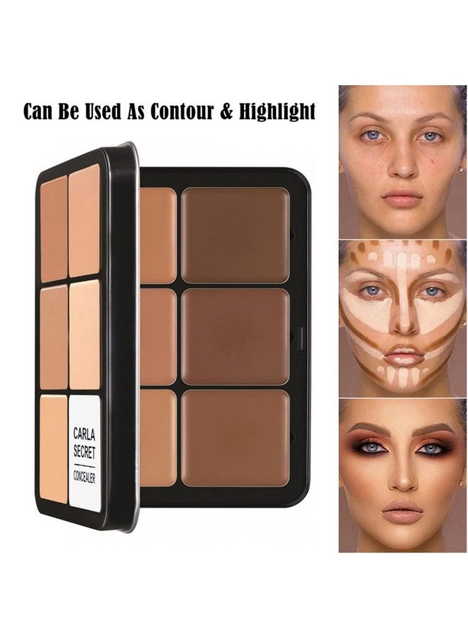 SURORAIN Professional Color Correcting Concealer Cream,12 Color Concealer Foundation Palette,Long-Wearing Full Coverage Makeup and Corrector for Under Eye Dark Circles,Acne & Blemishes,Reduces Redness - Image 5