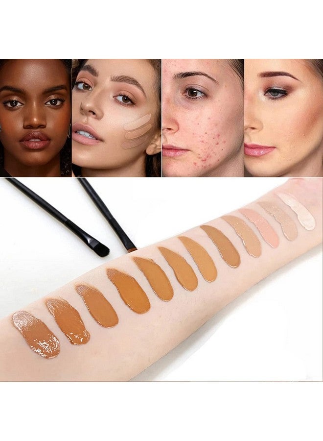 SURORAIN Professional Color Correcting Concealer Cream,12 Color Concealer Foundation Palette,Long-Wearing Full Coverage Makeup and Corrector for Under Eye Dark Circles,Acne & Blemishes,Reduces Redness - Image 4