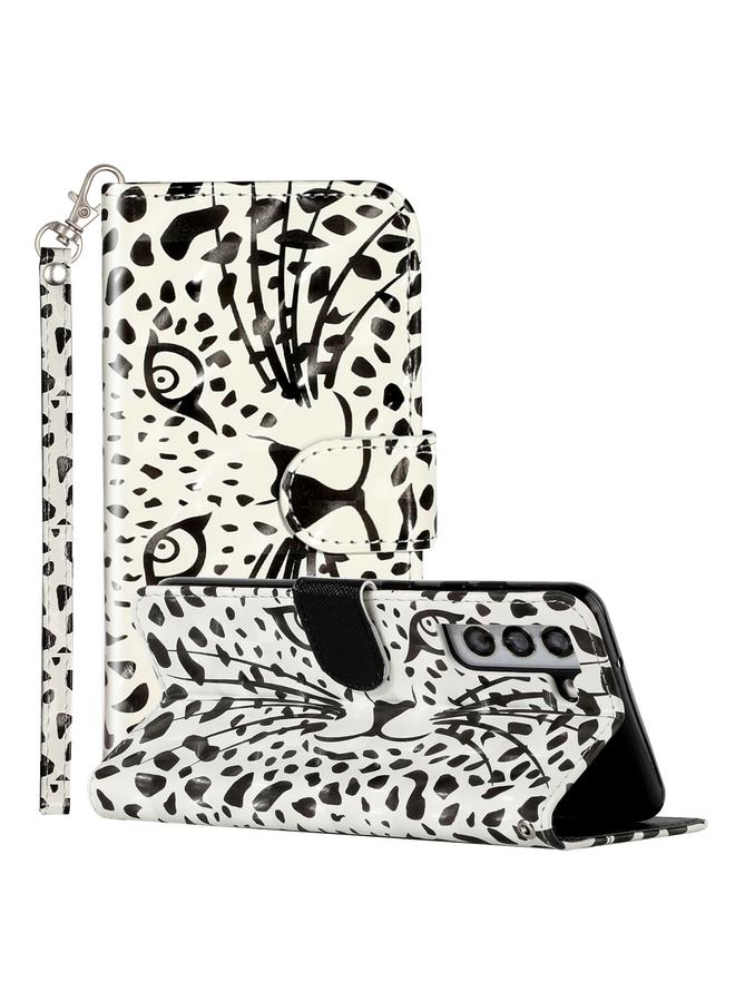 S-TOP Case For Samsung Galaxy S22 5G 3D Pattern Horizontal Flip PU Leather Phone Case - Image 1