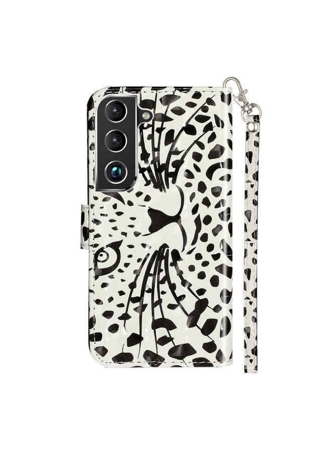 S-TOP Case For Samsung Galaxy S22 5G 3D Pattern Horizontal Flip PU Leather Phone Case - Image 3