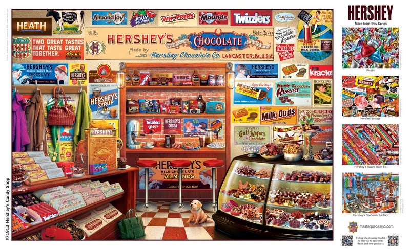MasterPieces 1000 Piece Jigsaw Puzzle for Adults  Family  Or Youth - Hershey's Candy Shop - 19.25""x26.75"" - Image 4