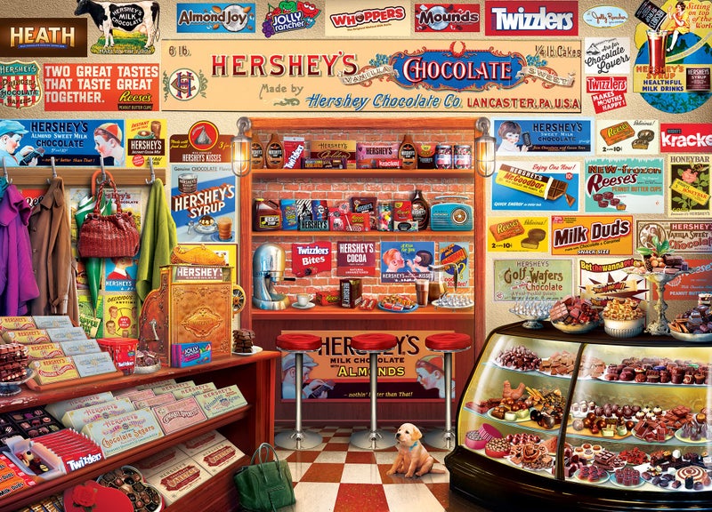 MasterPieces 1000 Piece Jigsaw Puzzle for Adults  Family  Or Youth - Hershey's Candy Shop - 19.25""x26.75"" - Image 2