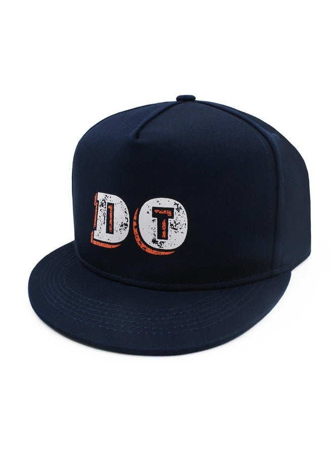 Vritraz Unisex Adjustable Polyester Plain Stylish Hip Hop Cap For Men And Women 16 Years To 17 Years (Dt Blue) - Image 2